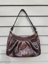 Borsa a tracolla BRAHMIN Pecan marrone Melbourne pelle di coccodrillo hobo