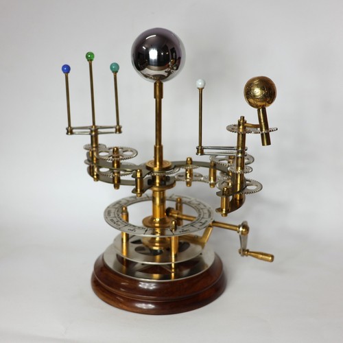 Orrery meccanico ottone - in,