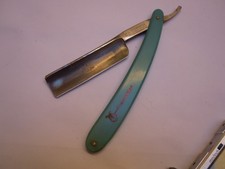 Rasoio dritto vintage Filarmonica 14 Doble Temple no pronto per la rasatura