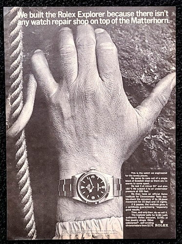 Pubblicità rolex explorer - pubblicità,