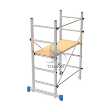 Trabattello Ponteggio Impalcatura Alluminio 1,52mt - Marchetti Minio