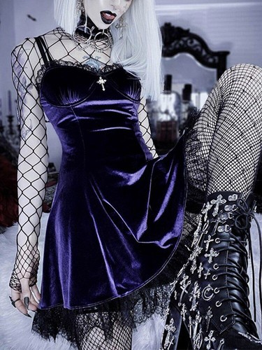 Goth donna viola - goth,