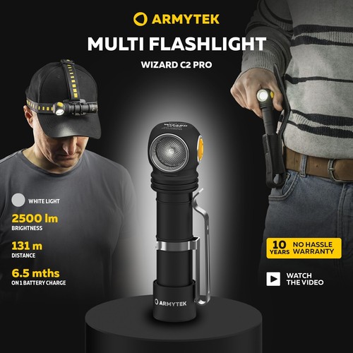 Torcia led armytek forte - torcia,