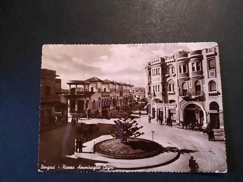Cartolina bengasi piazza - cartolina,