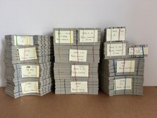 B83 – vintage anni 60 Faller AMS lotto 146 binari 2 piste bordi marroni