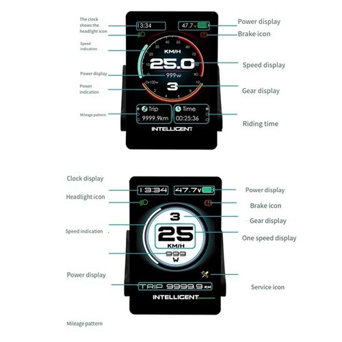 Display lcd per bike - lcd, bafang