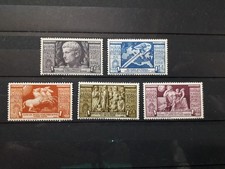 1937 REGNO FRANCOBOLLI AUGUSTO POSTA AEREA SERIE COMPLETA NUOVA LINGUELLATA