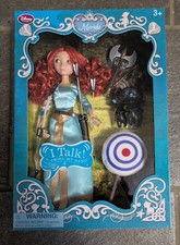 Disney Store Merida Deluxe Bambola Canto Principessa con Accessori Orso Coraggioso TALKS