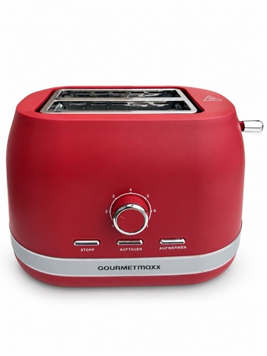 Tostapane gourmetmaxx rosso - rosso, 2