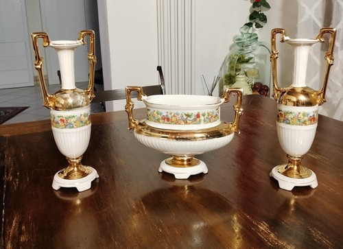 Trittico porcellana anni - in,