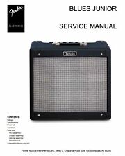 FENDER BLUES JUNIOR Schematic Diagram Service Manual Schaltplan Techniques