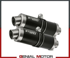Scarichi Storm by Mivv Gp nero inox per Ducati Monster 620 2006 06