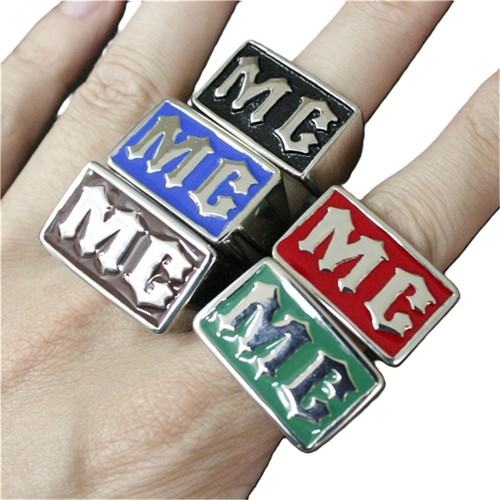 Bague chevaliere biker - mc,
