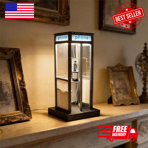 Mini cabina telefonica retrò