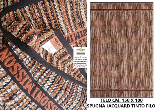 Telo lenzuolo spugna missoni - spugna,