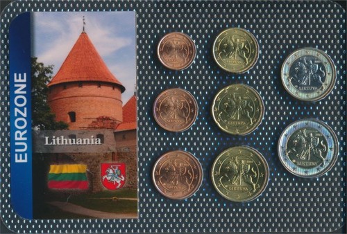 Monete lituania 2015 brillant - monete,