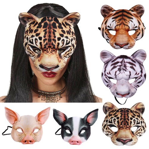 Maschera mezza faccia maiale