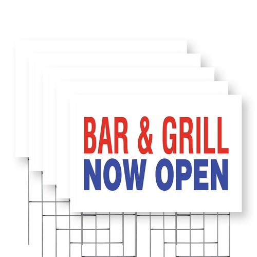 Insegna bar grill ora - insegna,