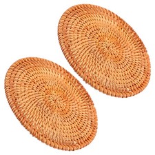  2 Pcs Sottopiatti Vimini