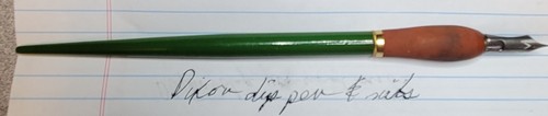 Penna portapenne verde vintage - verde,