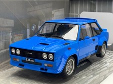 Fiat 131 Abarth 1980 Blu Modello Auto Diecast In Scala 1/18 Solido S1806004