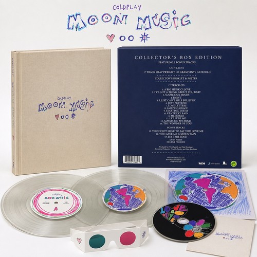Coldplay moon music - coldplay, notebook