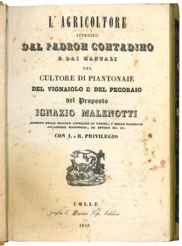 Agricoltore istruito dal - istruito,