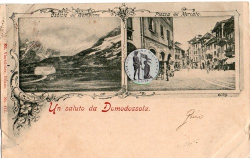 Domodossola ospizio e piazza - domodossola,