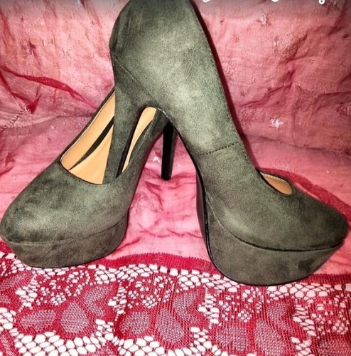 Scarpe tacco plateau - scarpe, verde