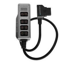 Kondor Blue 12V Metal D-Tap Hub 4 Vie Porta Rubinetto di Alimentazione Sdoppiatore, Nero