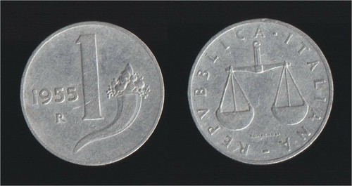 Lira 1955 bilancia - lira,