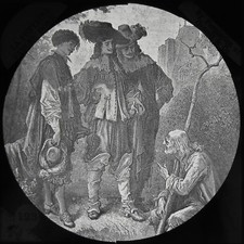 Glass Magic Lantern Slide LA