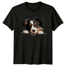 Cute Aussie Dog Peek T-Shirt
