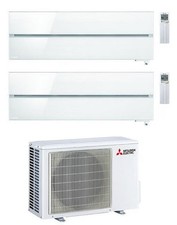 CONDIZIONATORE MITSUBISHI KIRIGAMINE STYLE WI-FI MSZ-LN R-32 BIANCO PERLA DUAL S