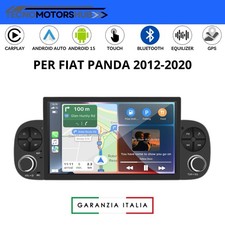 Autoradio 7” Android 15 per Fiat Panda 2012-2020 CARPLAY Stereo Navigatore 2+64G