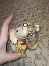 Thun Amici Veri Topo Topolino Elefante Elefantino Raro Coppia Abbraccio