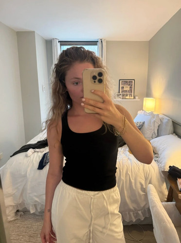 Canotta zara nera - canotta, a