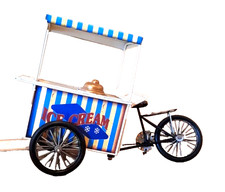 Carrello gelato stile vintage