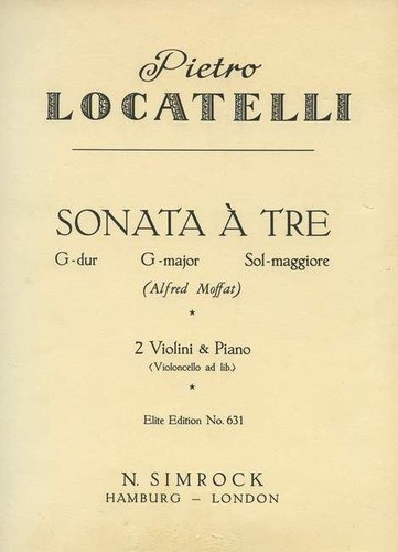 Trio sonata sol maggiore 2 - sonata,