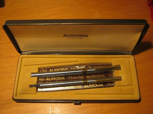Coppia penna stilografica - penna, e