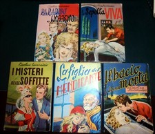 Lotto di 5 LIBRI di CAROLINA INVERNIZIO- Ed. Lucchi anni '70