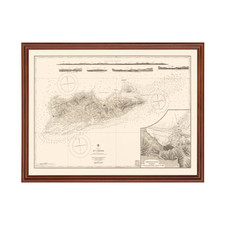 Vecchia mappa di Saint Croix