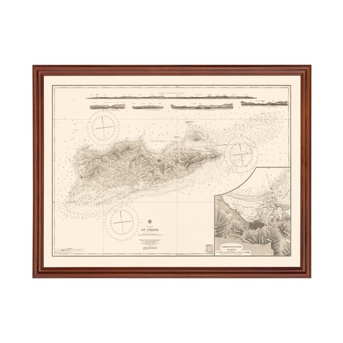 Vecchia mappa saint croix - di,