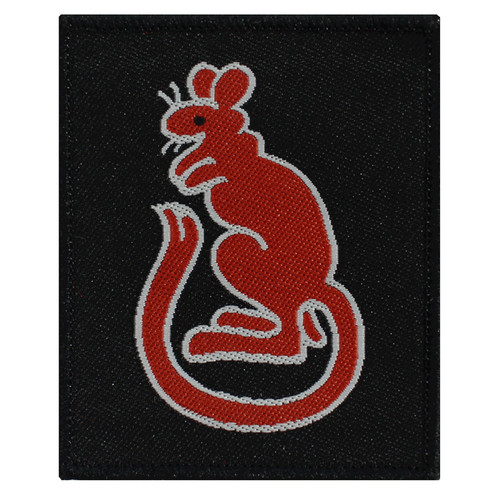 Desert rat badge - rat, (7th)