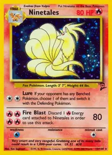 Ninetales 130 pokemon - -,