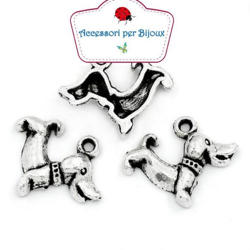 Ciondoli cane bassotto - ,