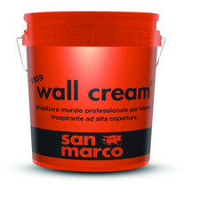 PITTURA MURALE PER INTERNO BIANCA TRASPIRANTE WALL CREAM SAN MARCO SUPERCOPRENTE