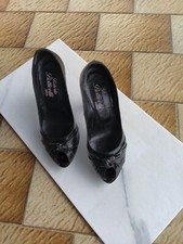 Scarpe donna Botticelli nere eleganti tacco alto e plateau misura 36