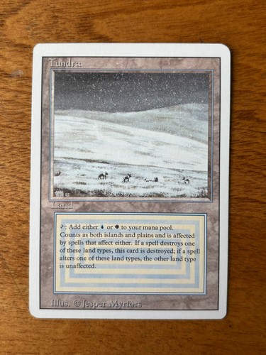 Mtg revised tundra magic - tundra,