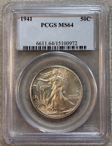 1941 50c walking liberty - 1941,